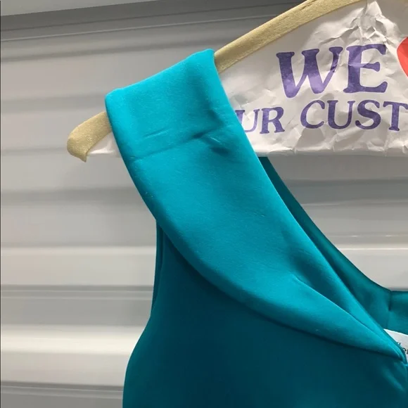 Calvin Klein Blue Jumpsuit with Long Sleeves and Tapered Legs - Picture 4 of 11